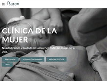 Tablet Screenshot of clinicabaren.es